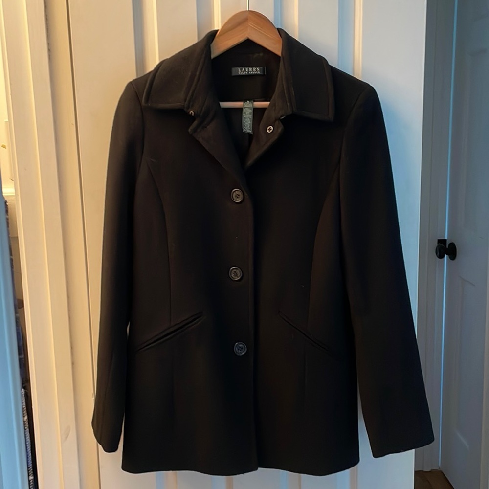 Ralph Lauren Single-Breasted Peacoat